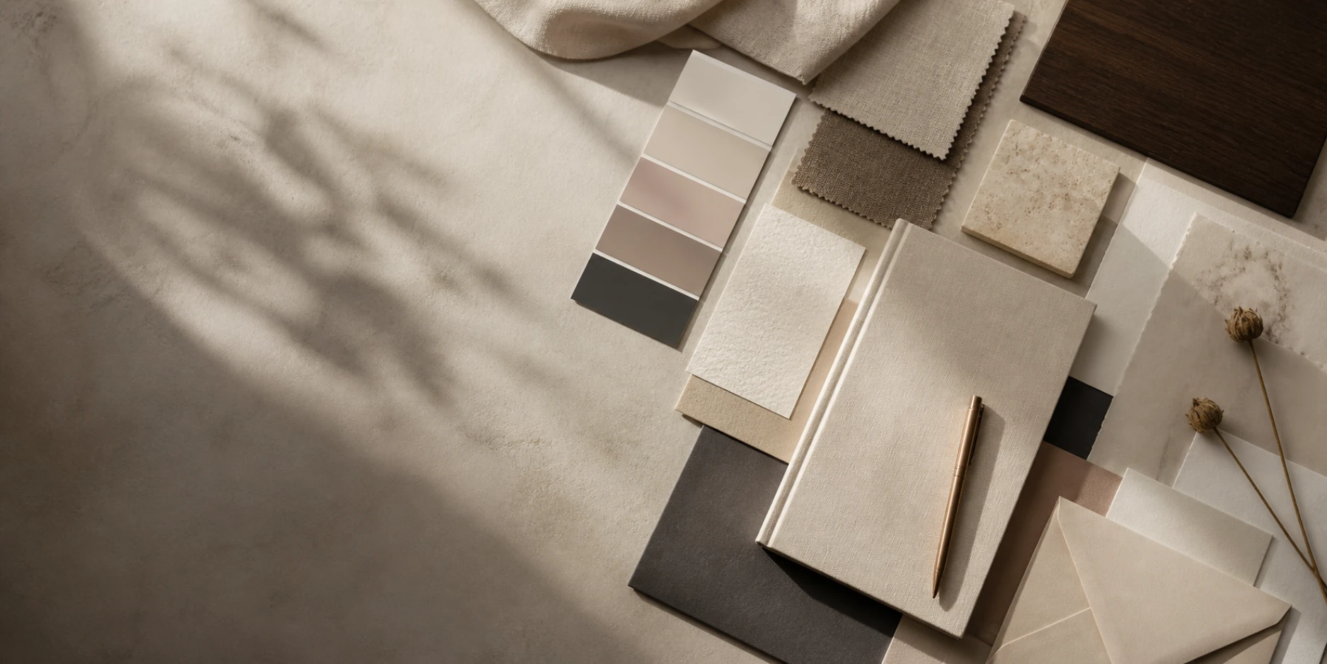 Brand palette and creative direction materials